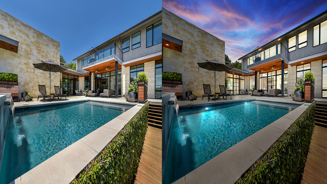 Day to Dusk – before and after