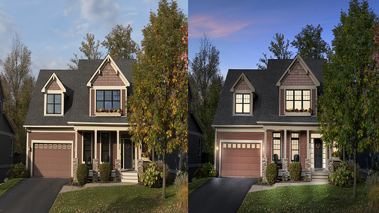 Day to Dusk – before and after