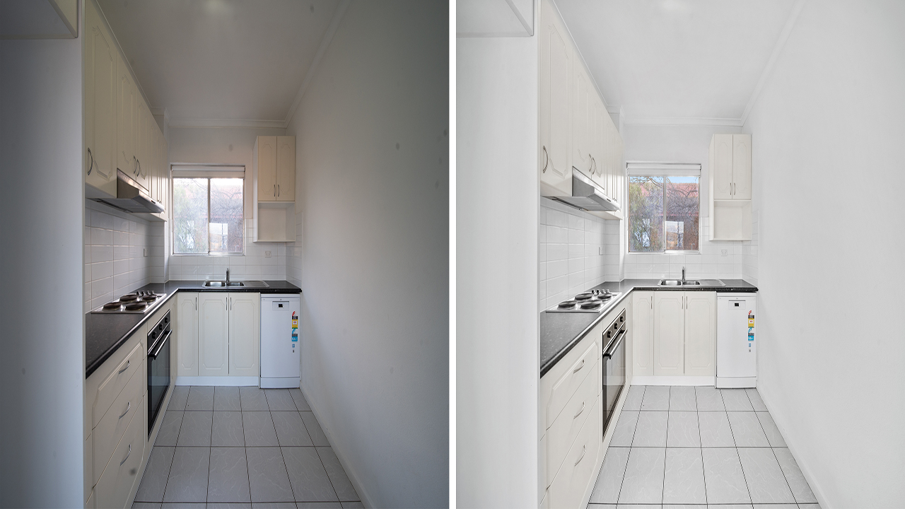 Image Enhancement – before and after